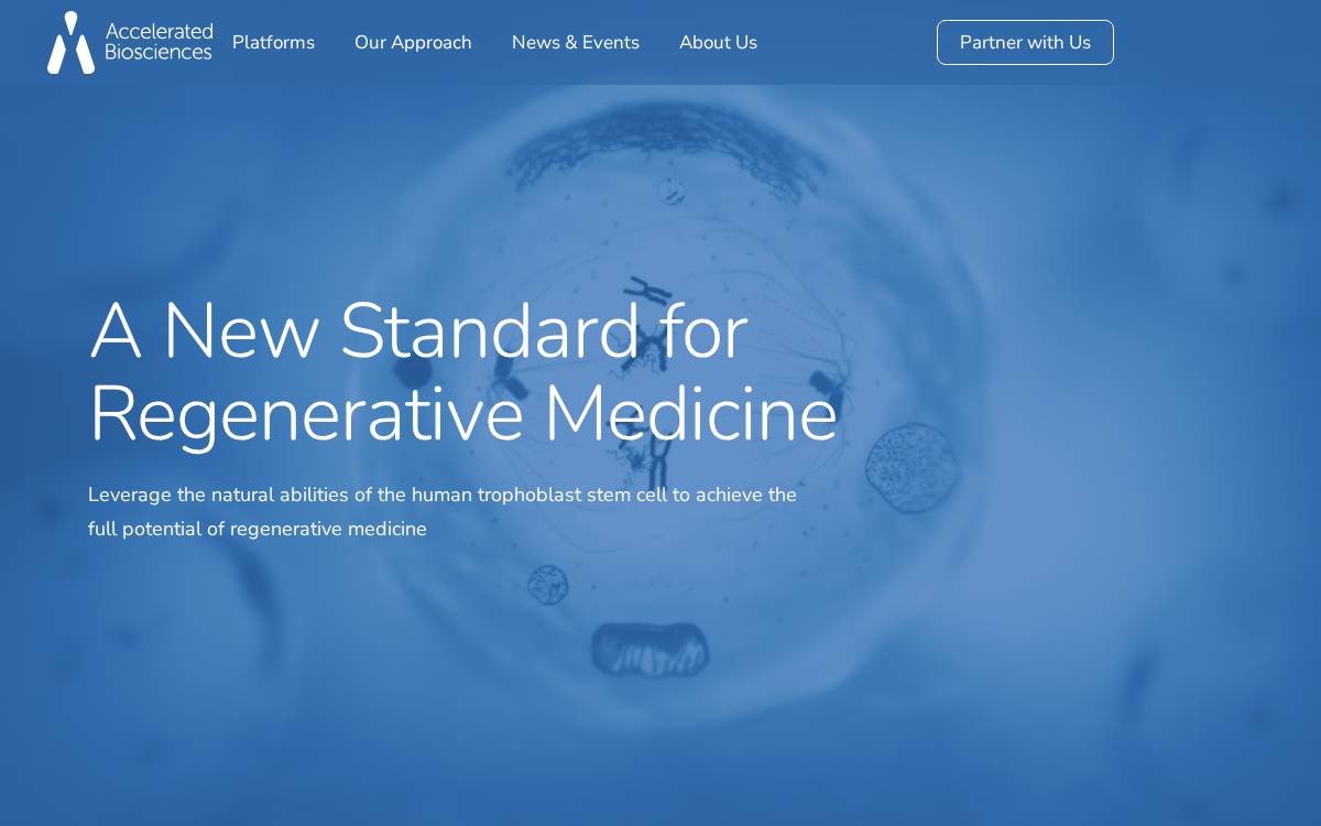 Accelerated Biosciences website preview