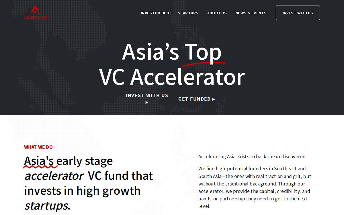 Acceleratingasia website preview