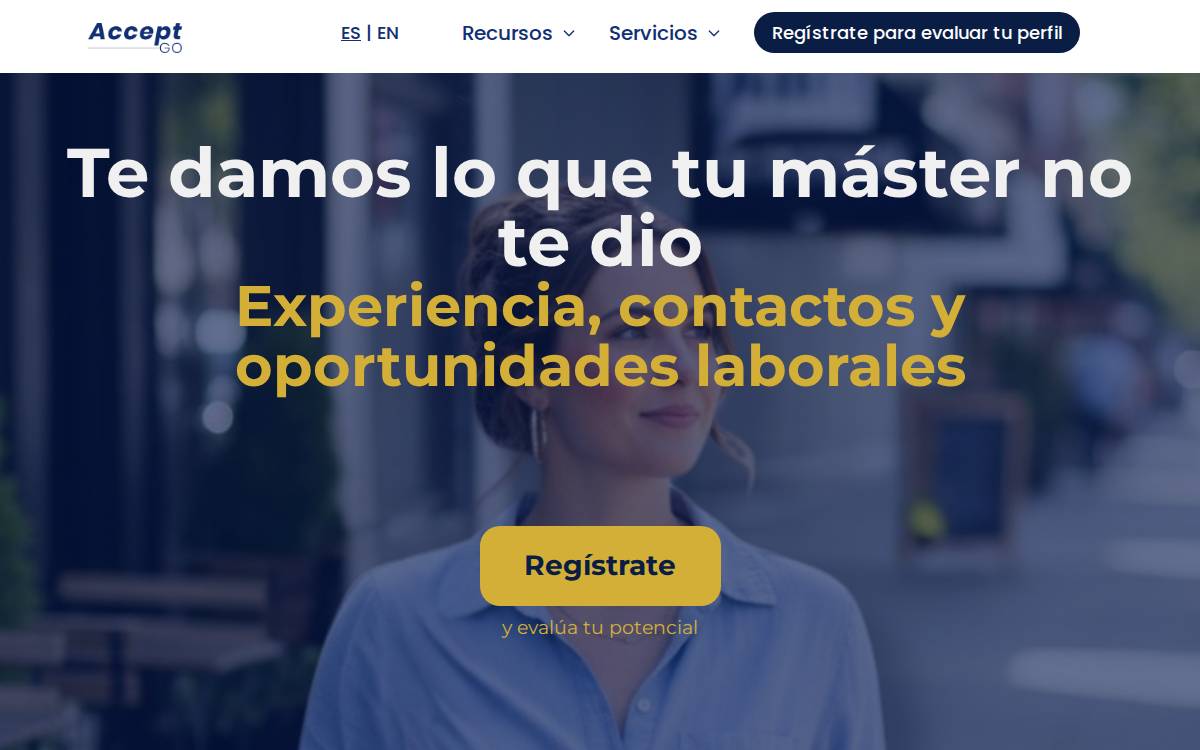 AcceptGO website preview