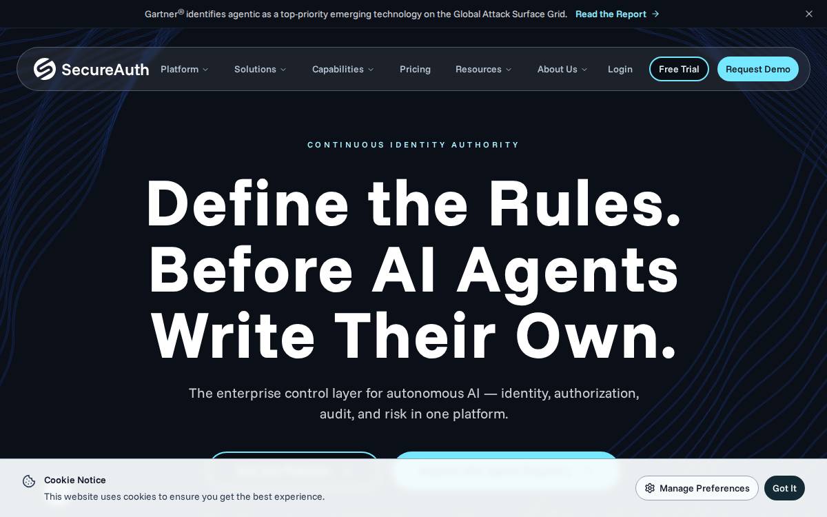 Acceptto website preview