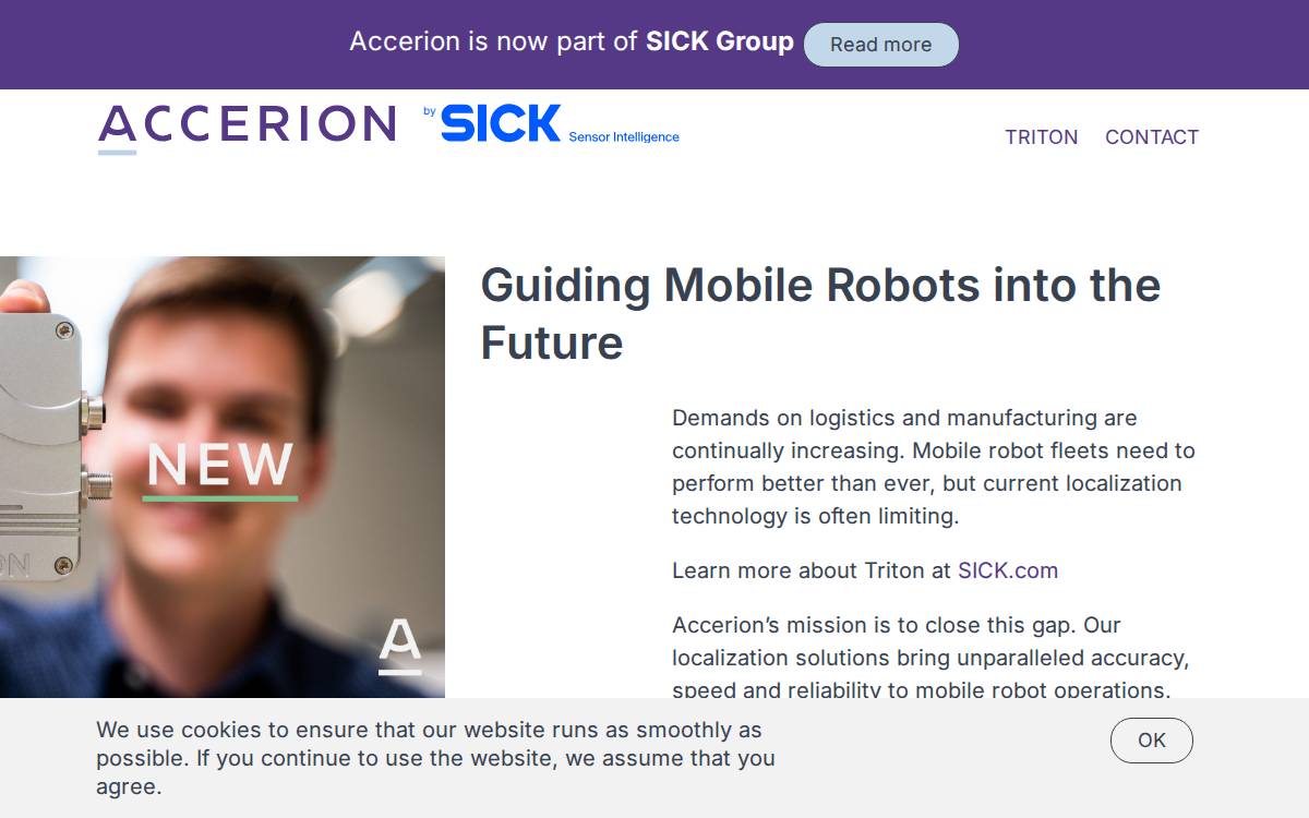 Accerion website preview
