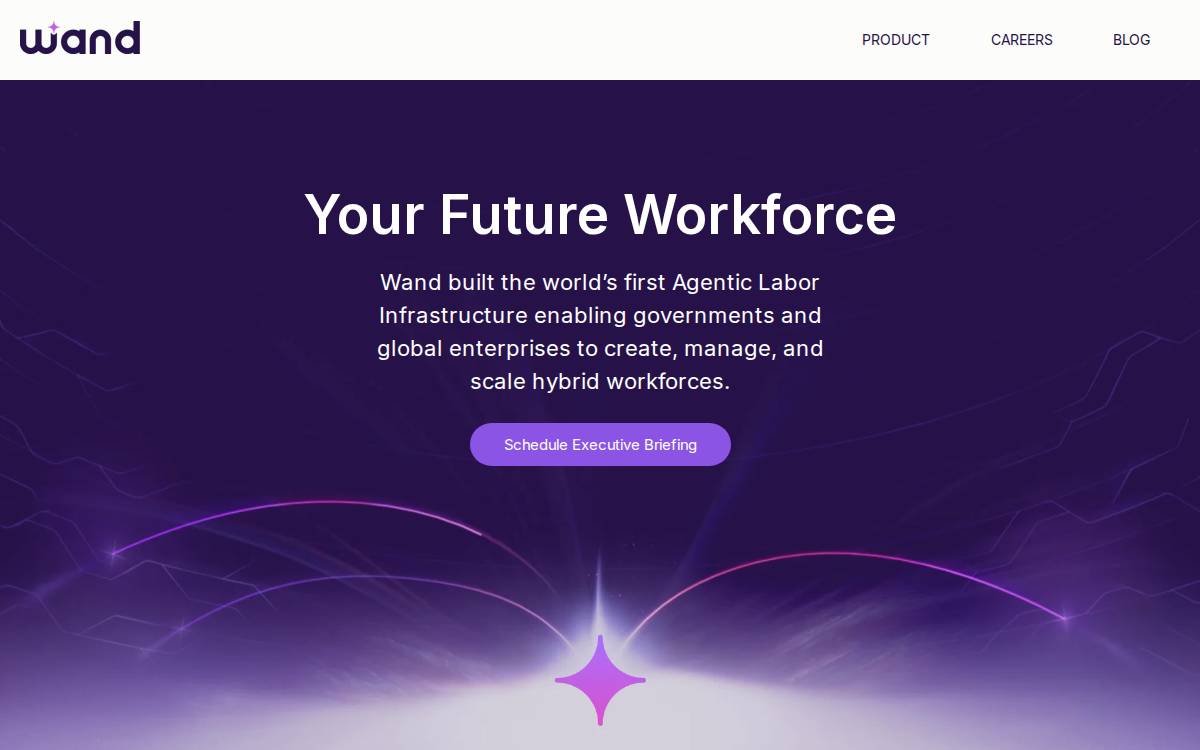 Accern (Now Wand AI) website preview