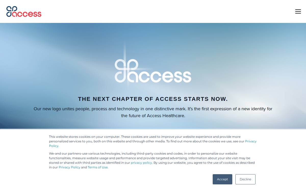 Access Healthcare website preview