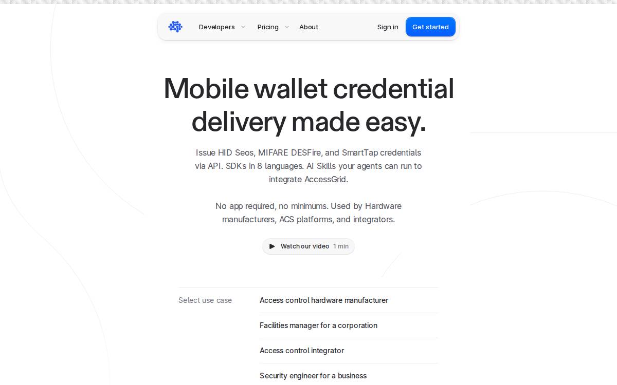 Accessgrid website preview