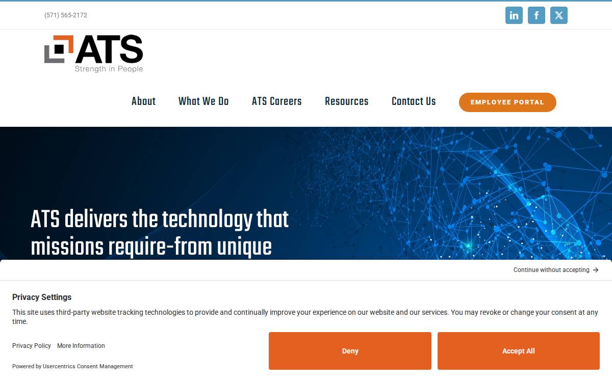 Acclaimtechnical website preview