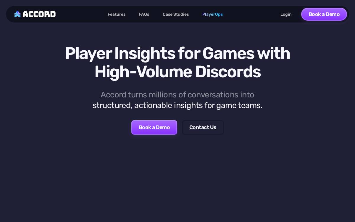 Accord website preview
