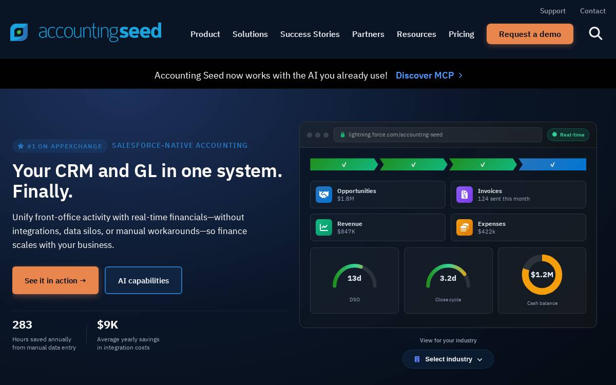 Accounting Seed website preview
