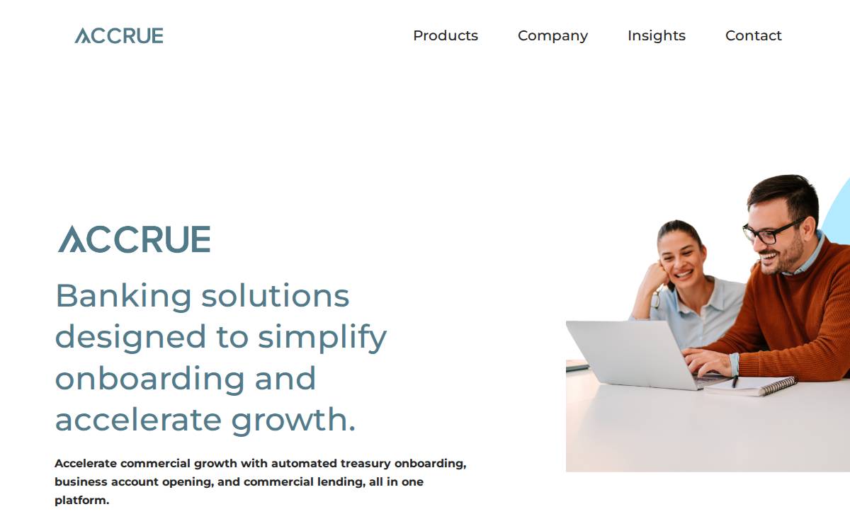 Accrue website preview