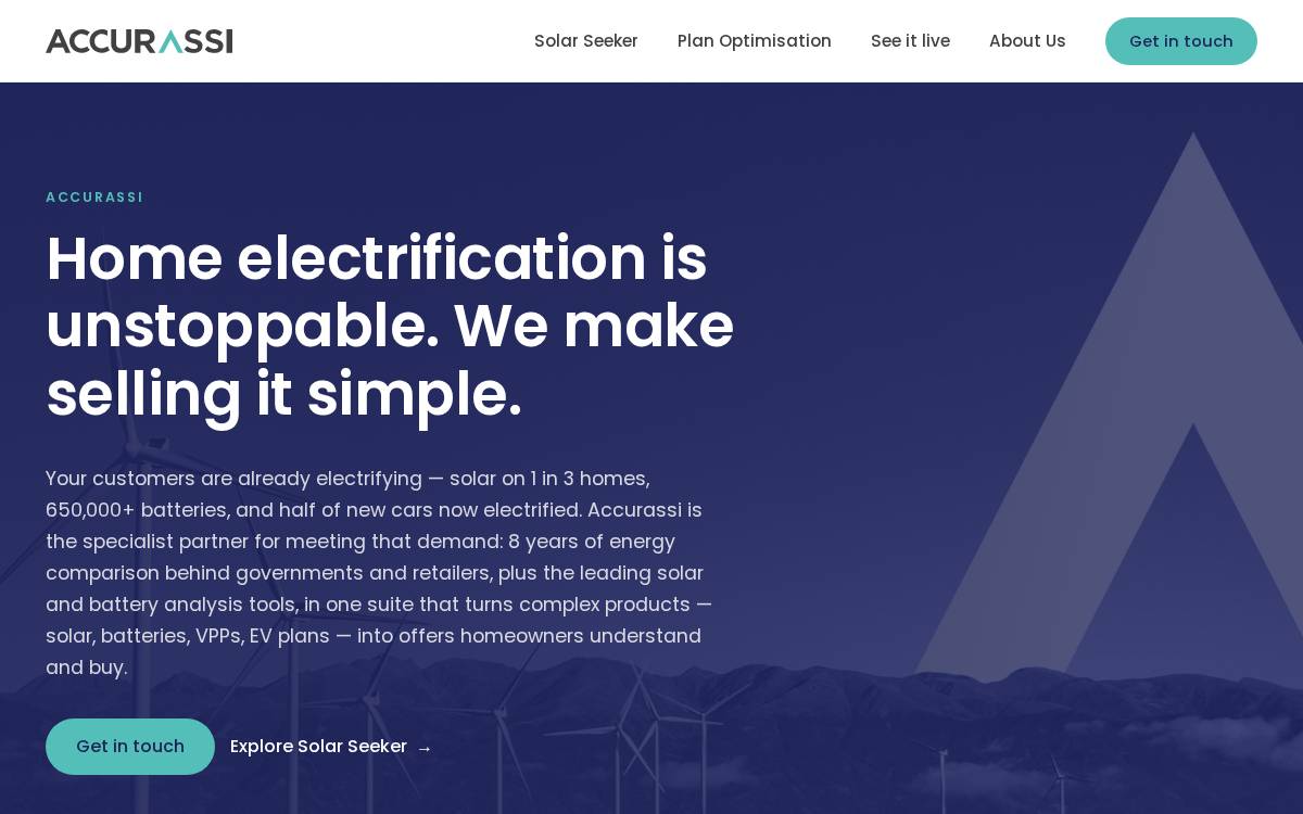 Accurassi website preview
