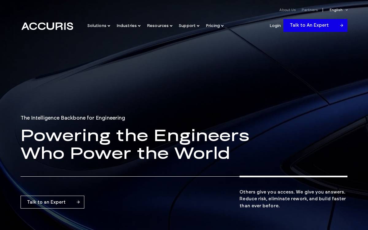 Accuristech website preview