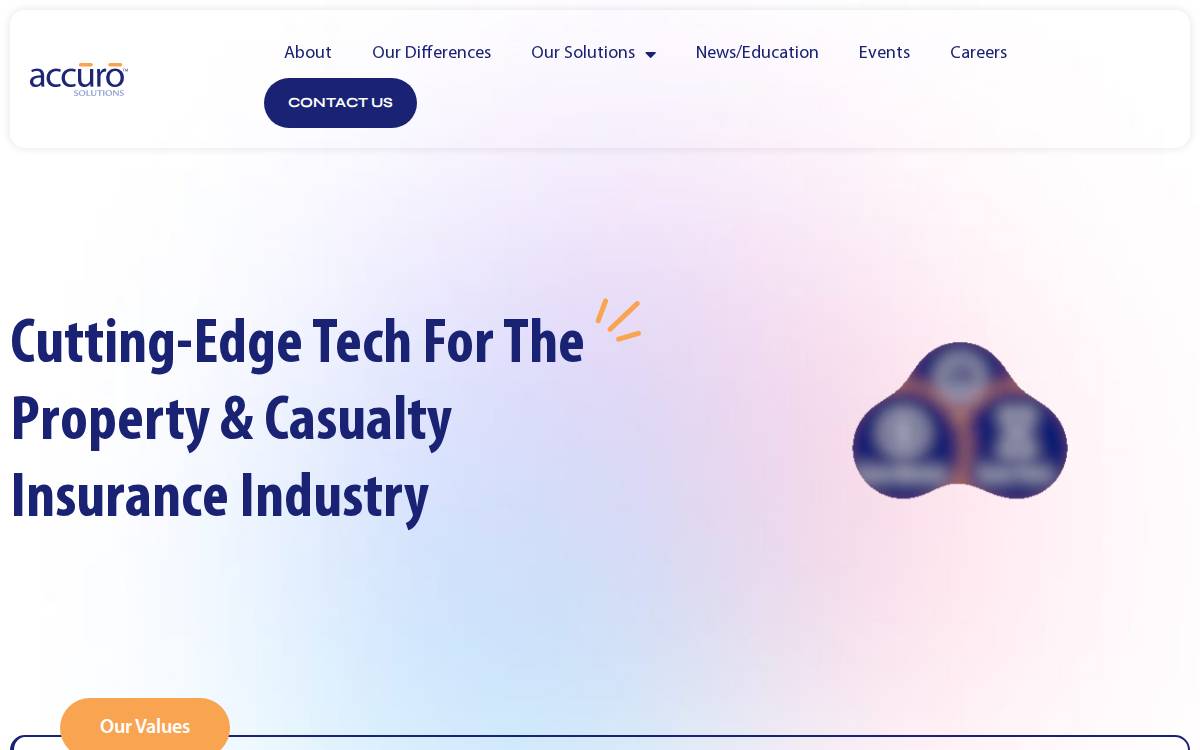 Accuro Solutions website preview