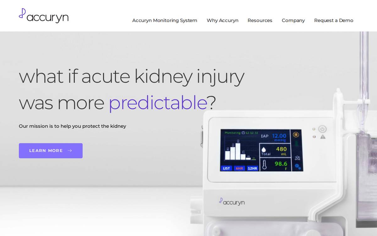 Accuryn website preview