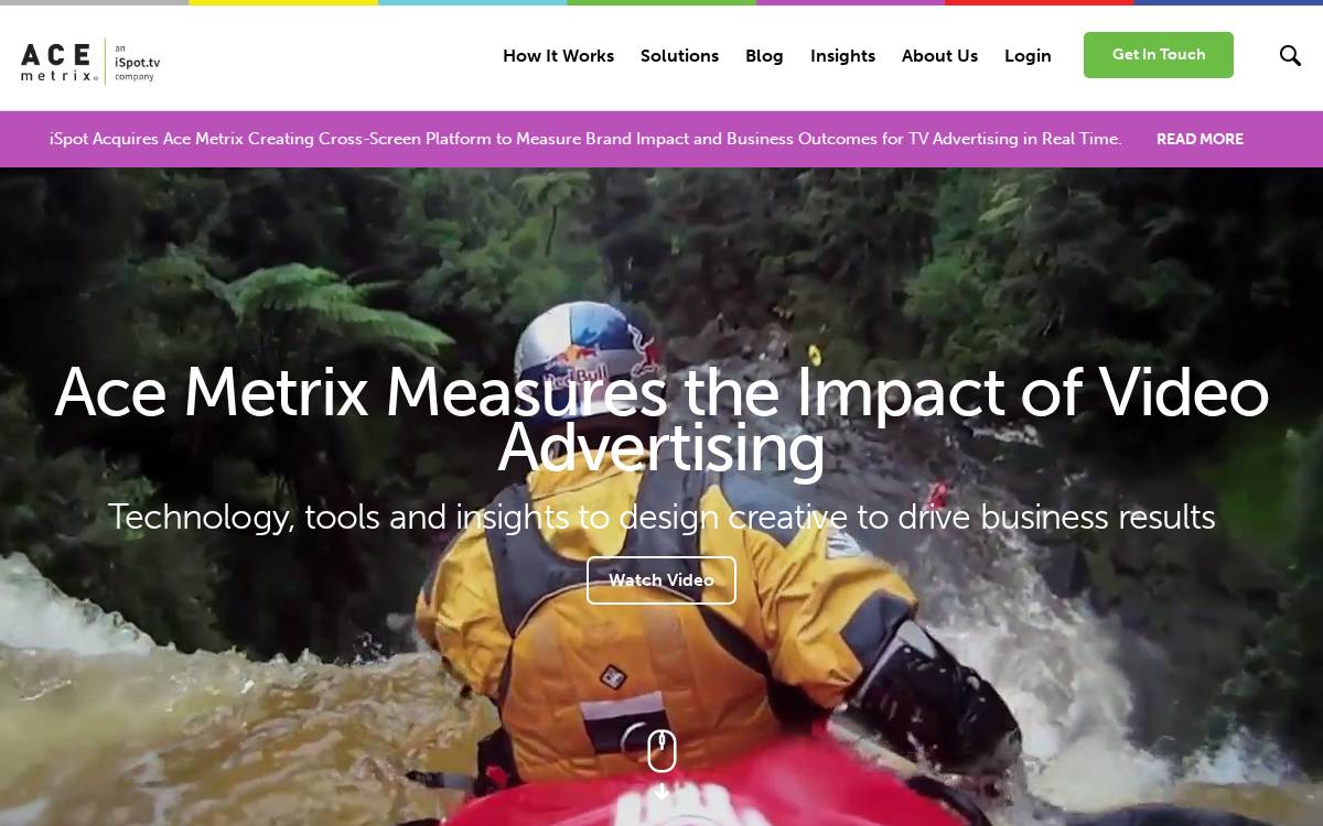 Ace Metrix website preview