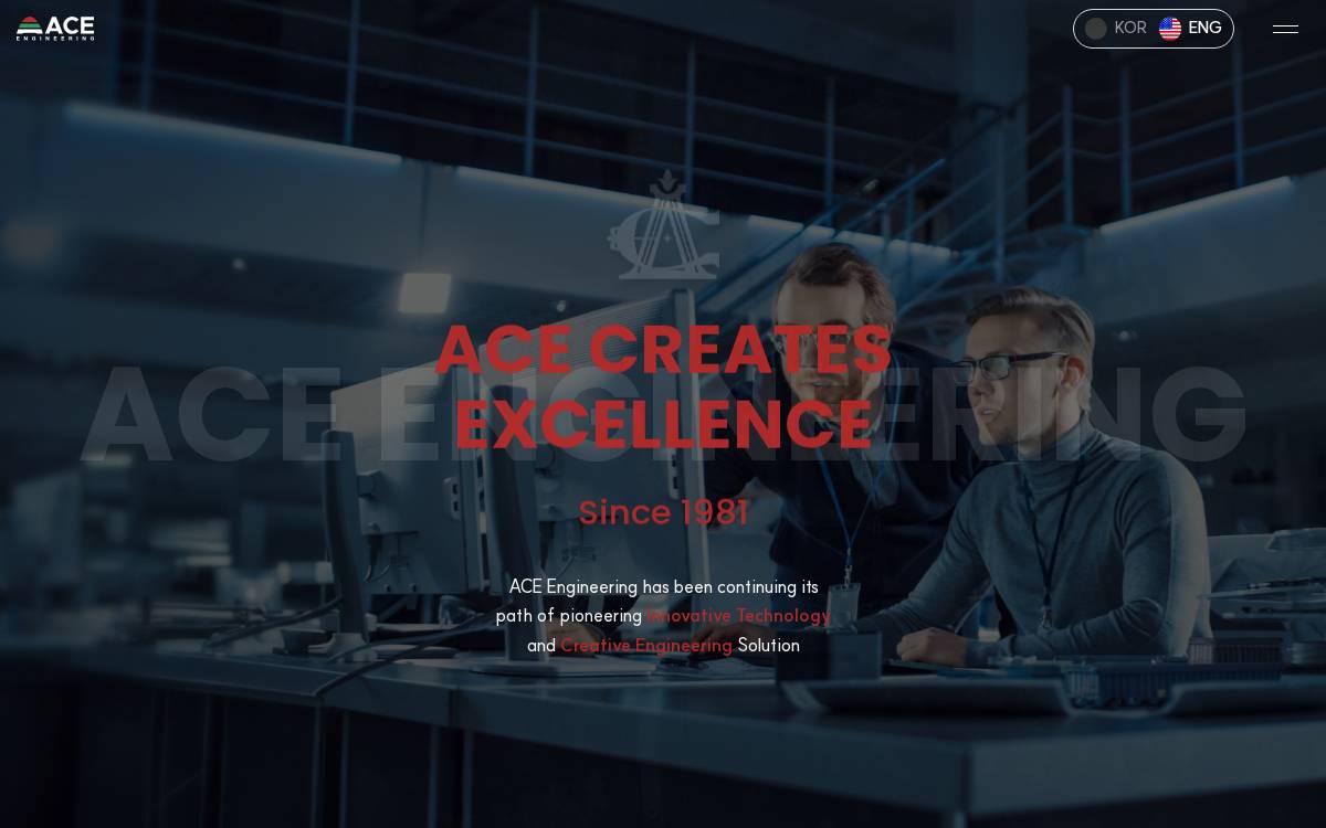 Aceengineering website preview