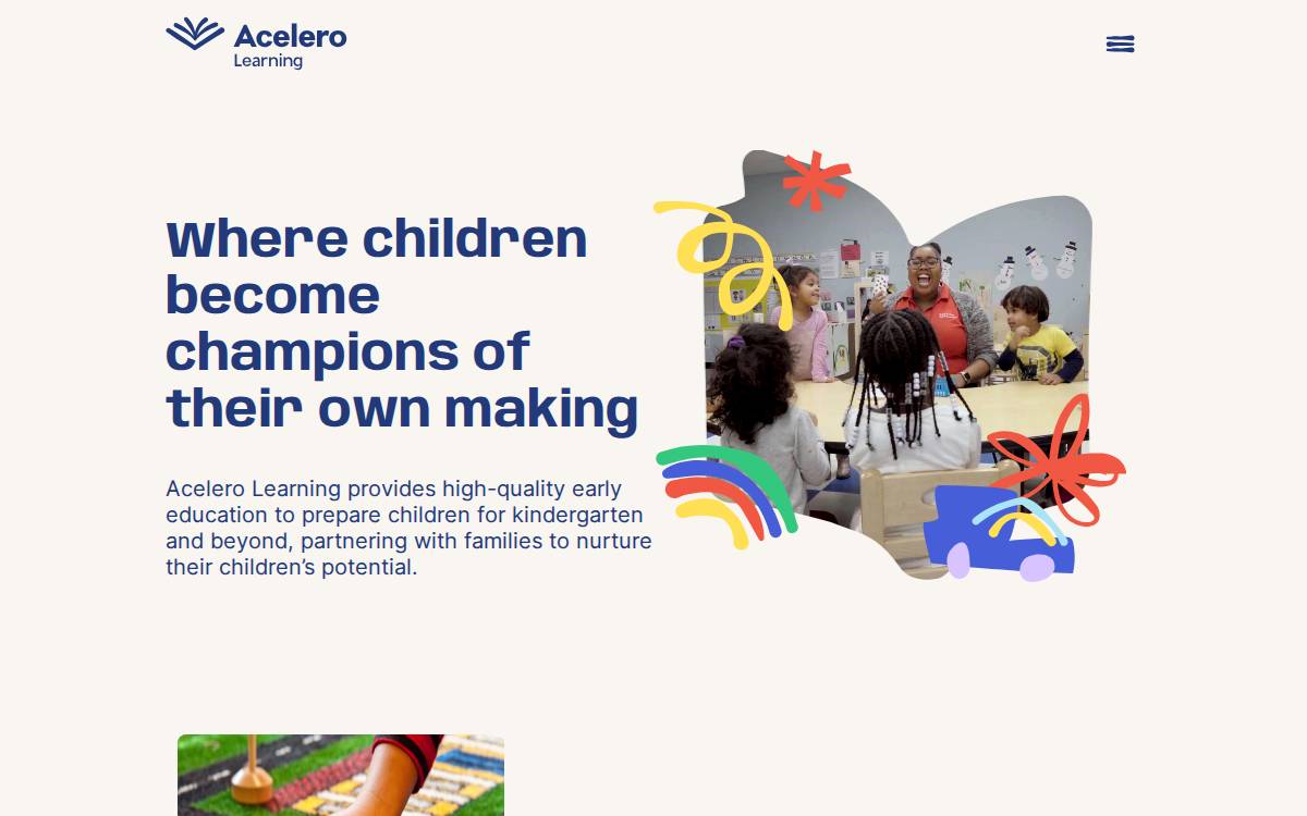 Acelero website preview