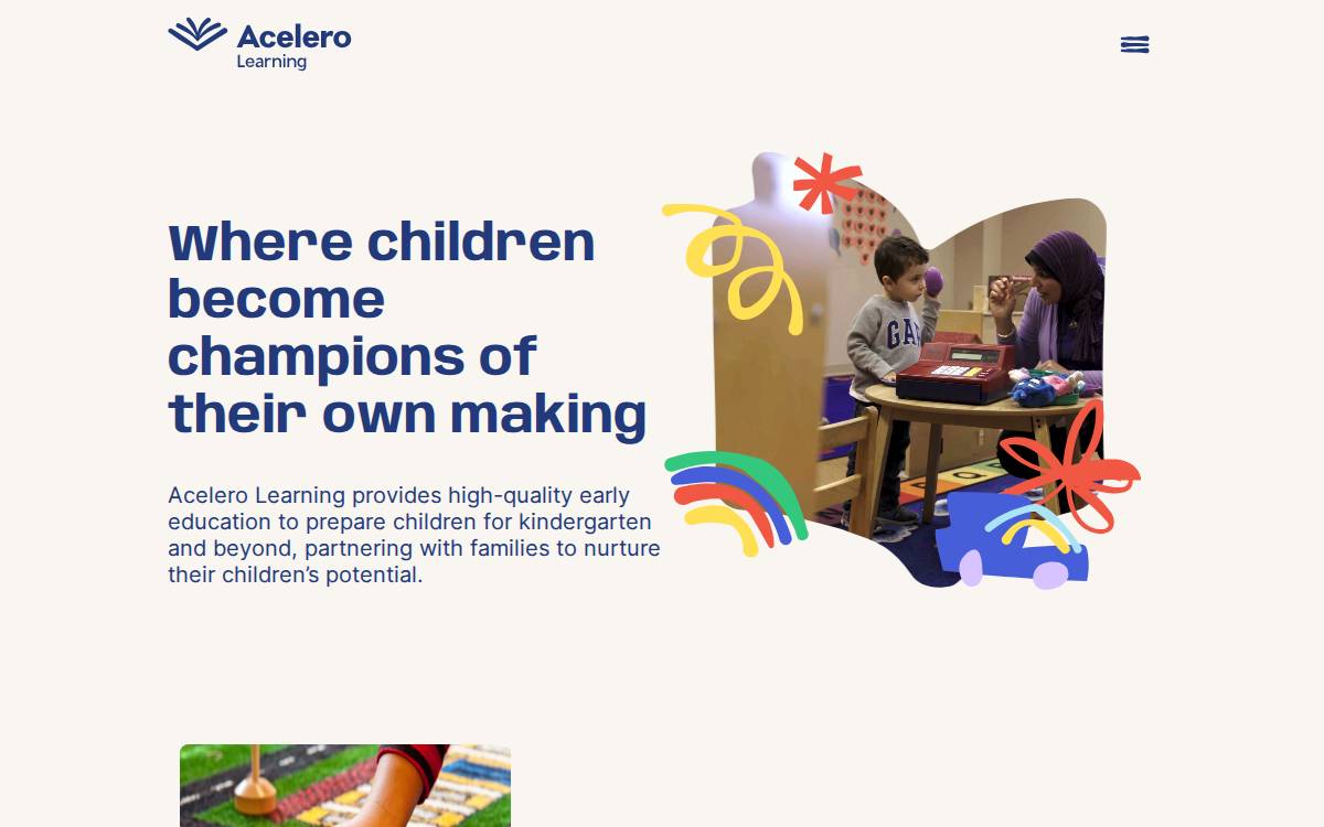 Acelerolearning website preview