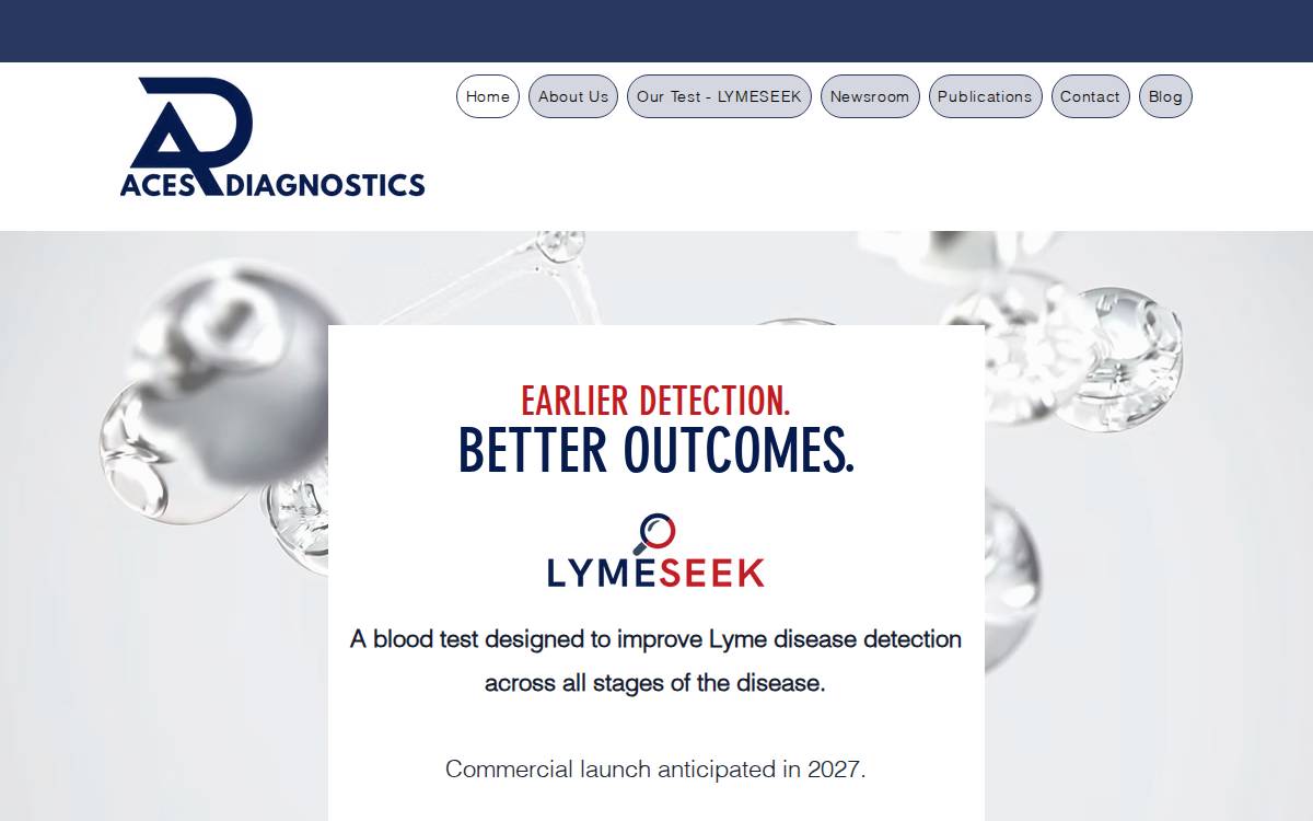 ACES Diagnostics website preview