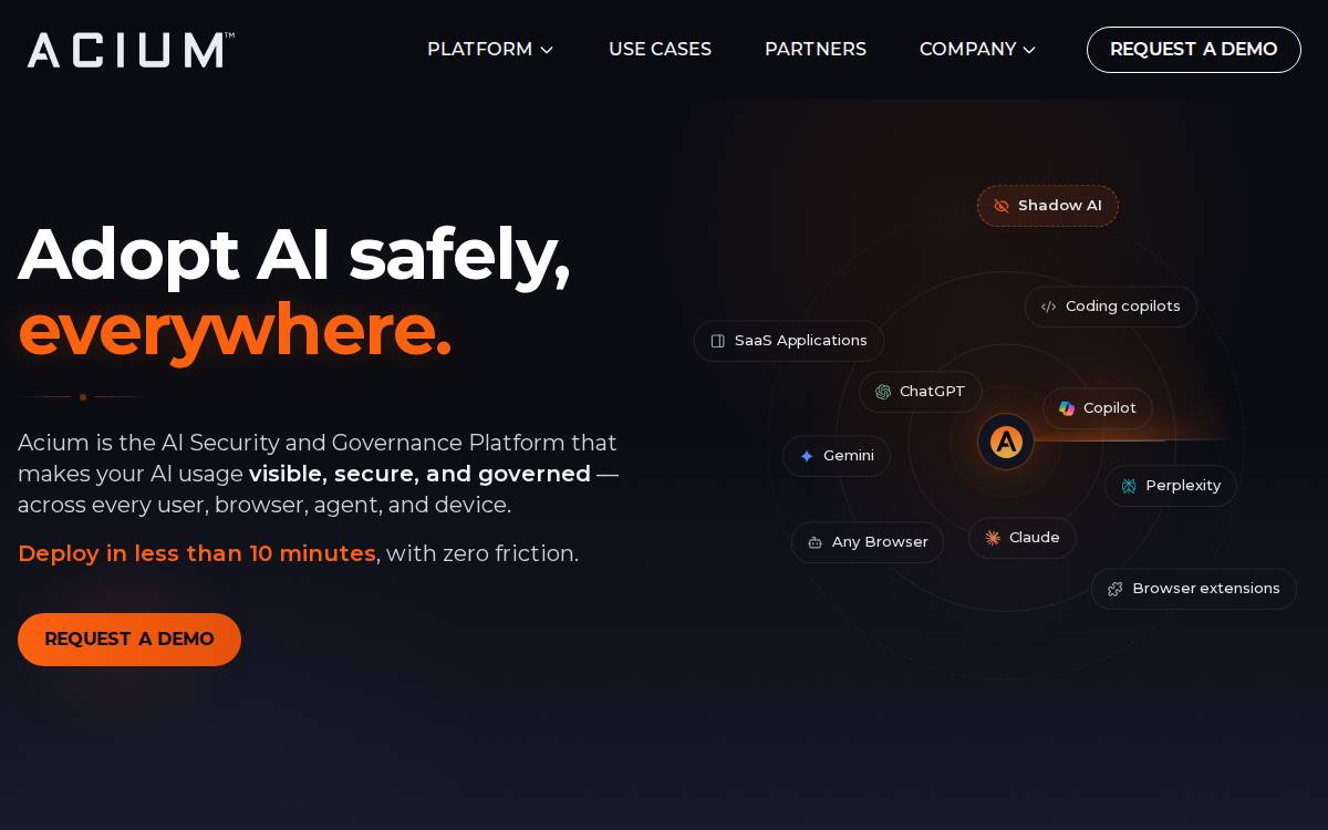 Acium website preview