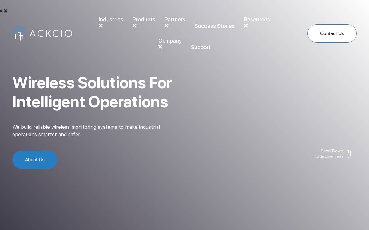 Ackcio website preview