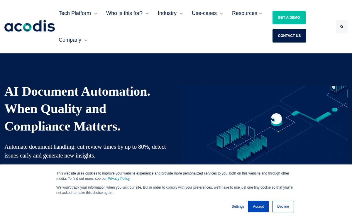 acodis website preview