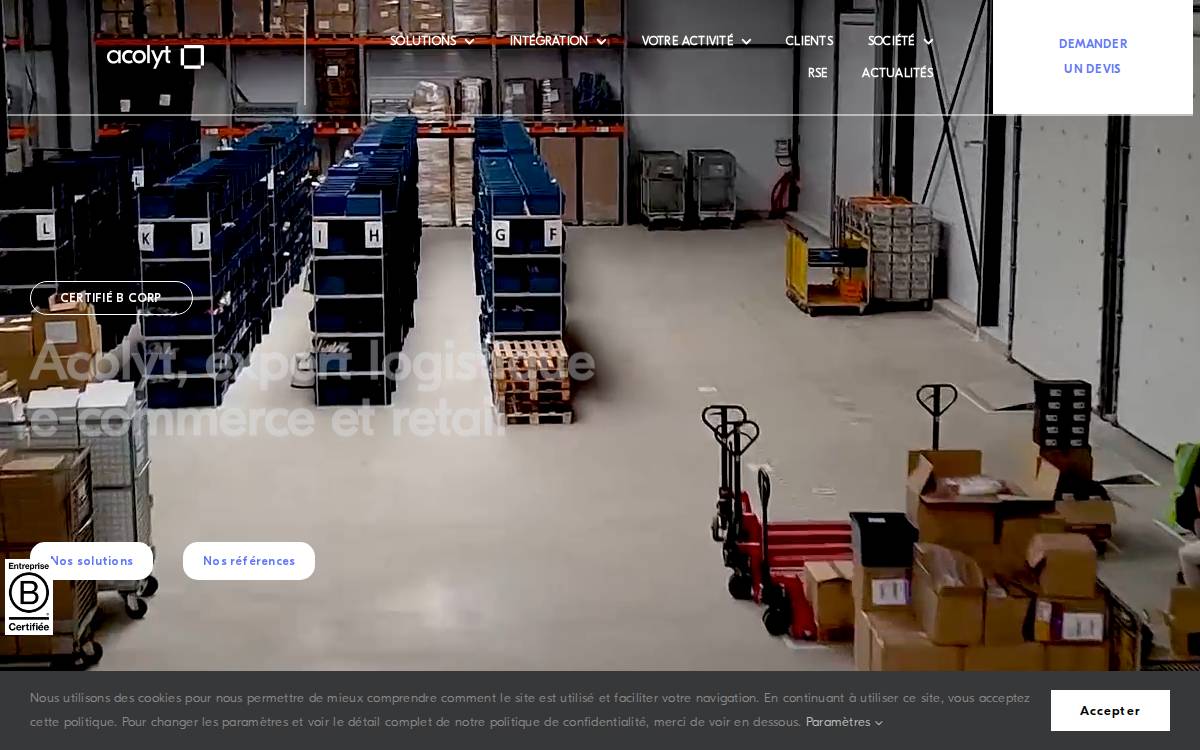 Acolyt website preview