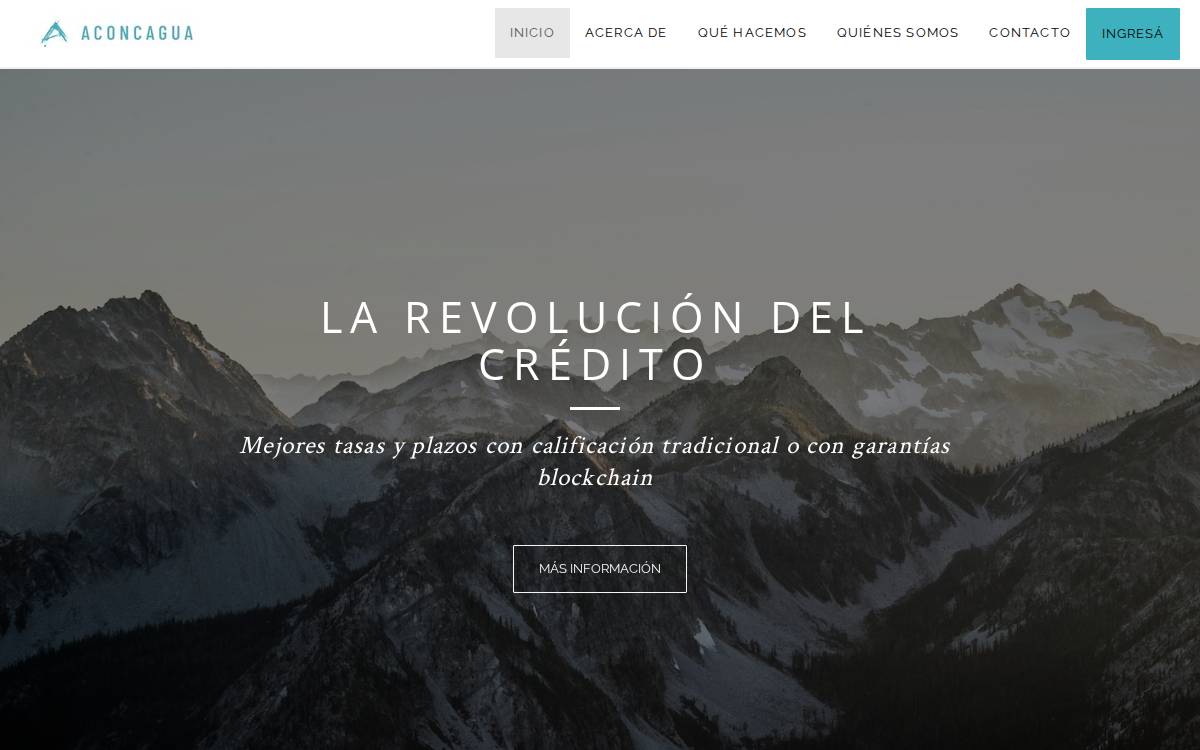 Aconcagua website preview