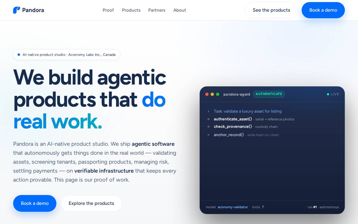 Aconomy website preview