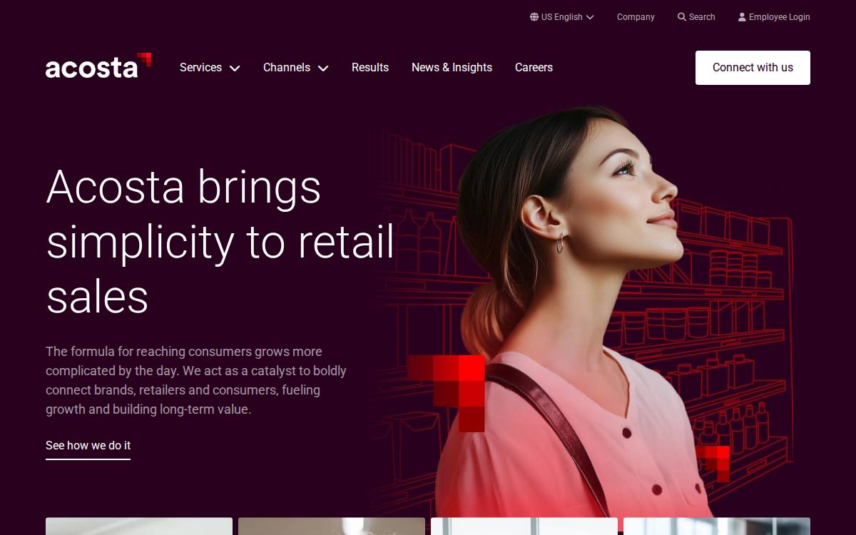 Acosta website preview