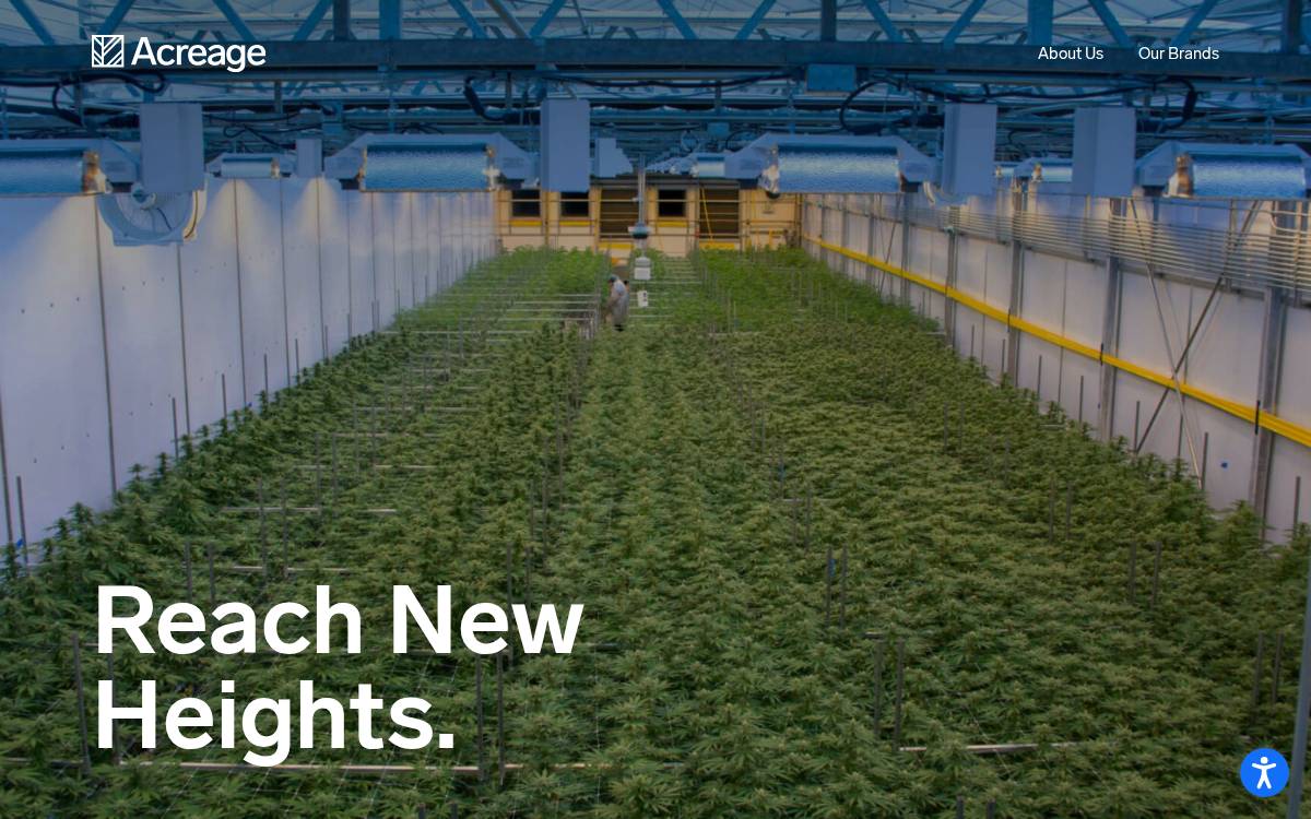 Acreage Holdings website preview
