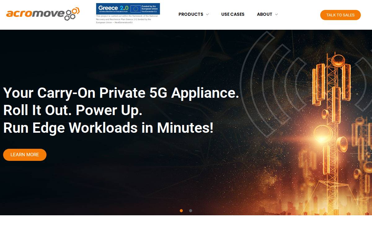 Acromove website preview