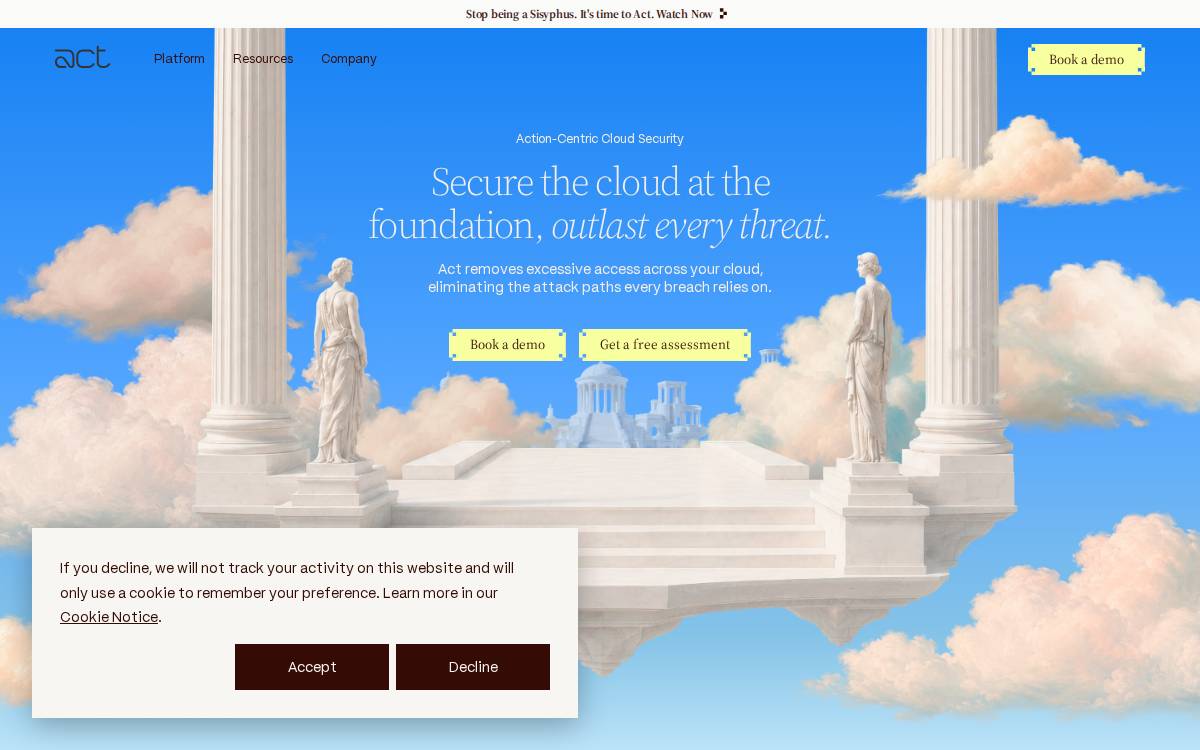 Act Security website preview
