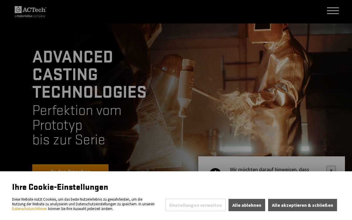 ACTech website preview