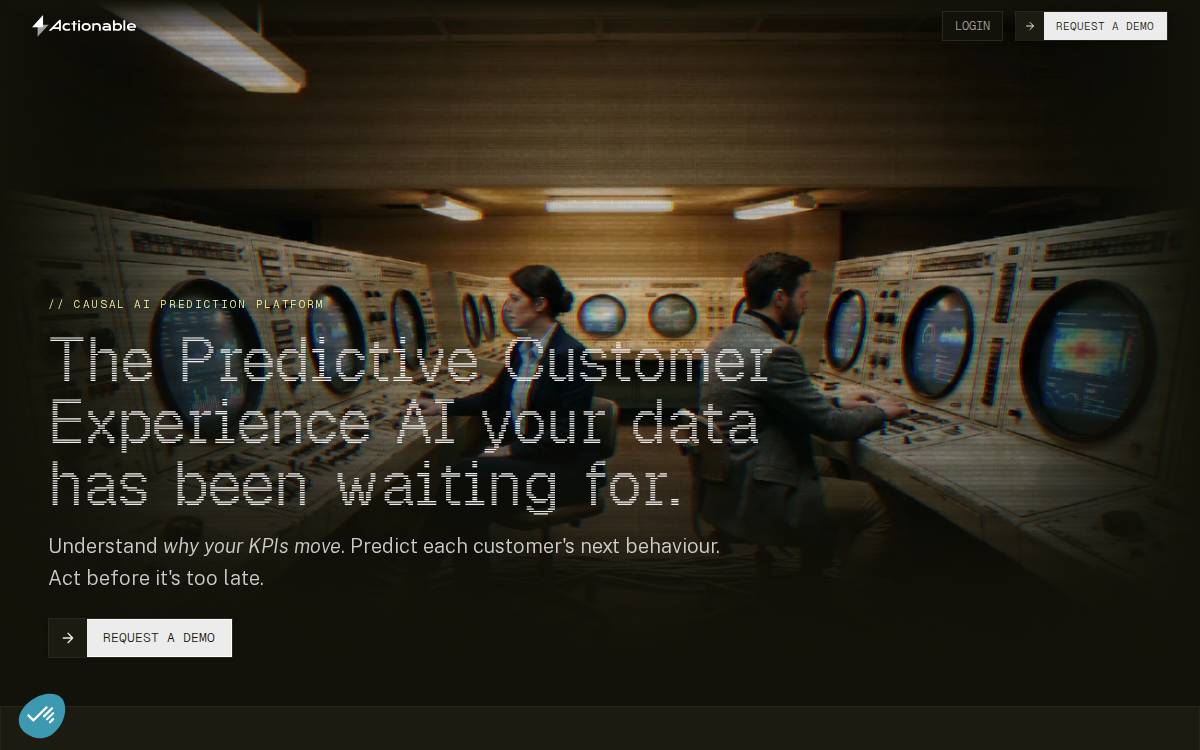 Actionable Actionnable website preview