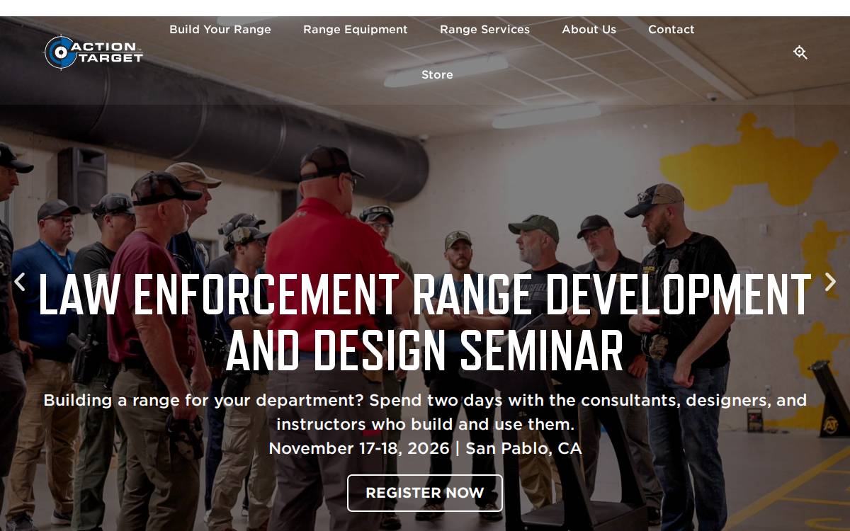 Actiontarget website preview