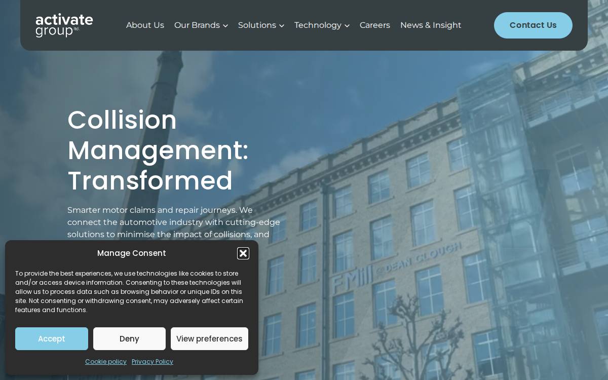 Activate Group website preview