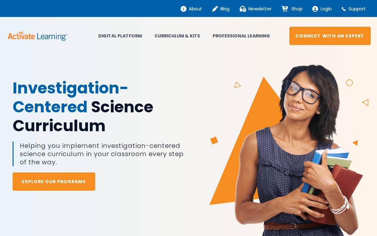 Activate Learning Current All website preview