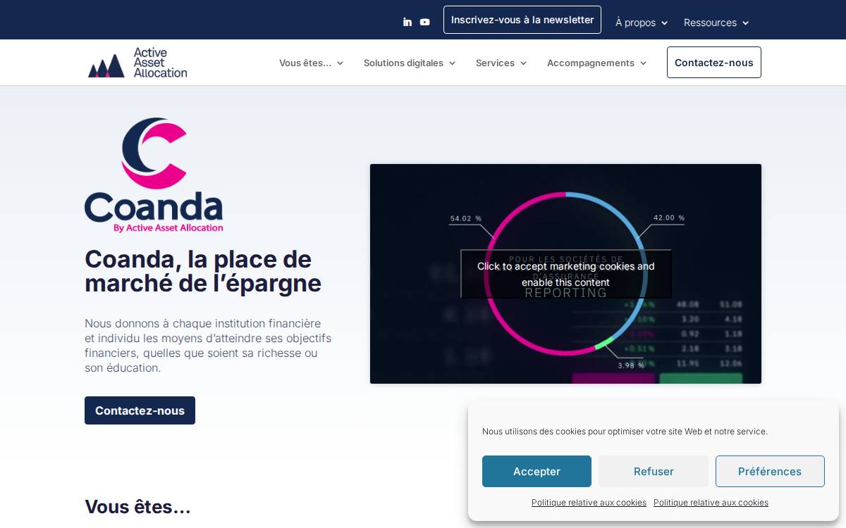 Active Asset Allocation website preview