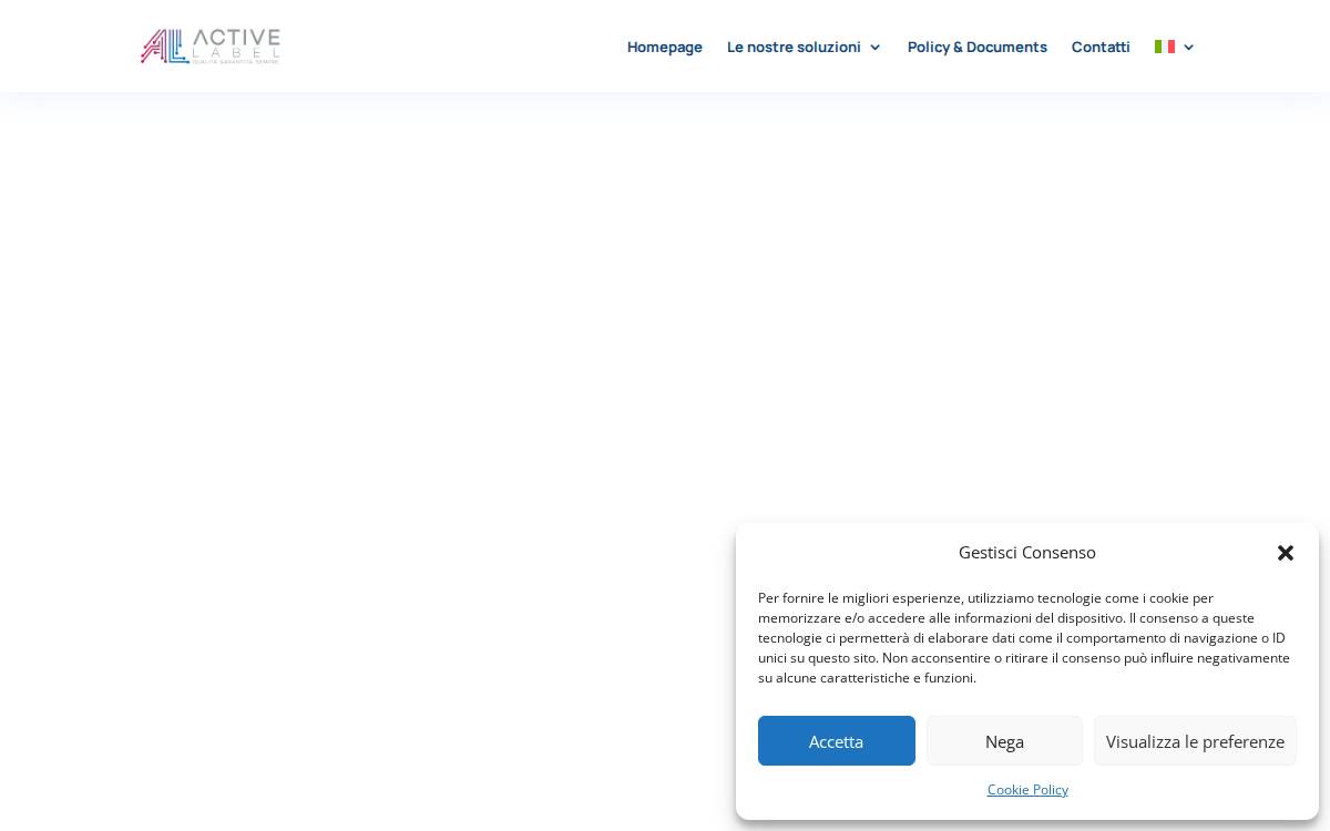 ACTIVE LABEL website preview
