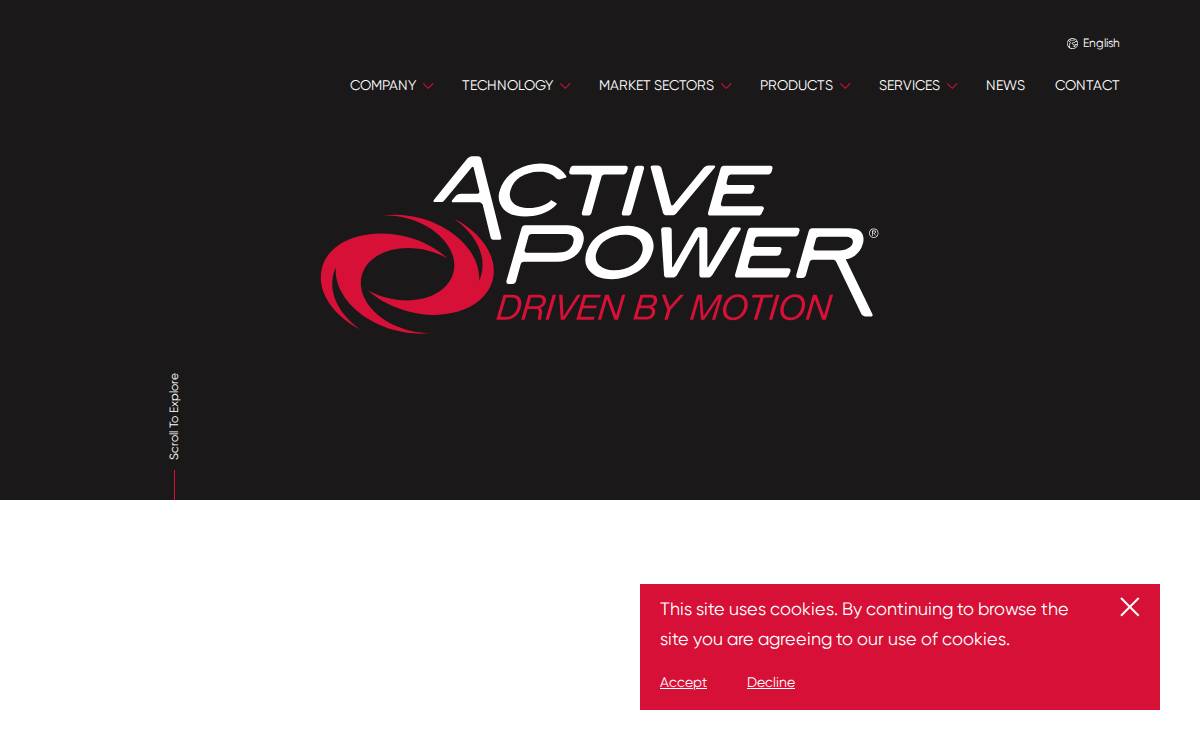 Active Power website preview