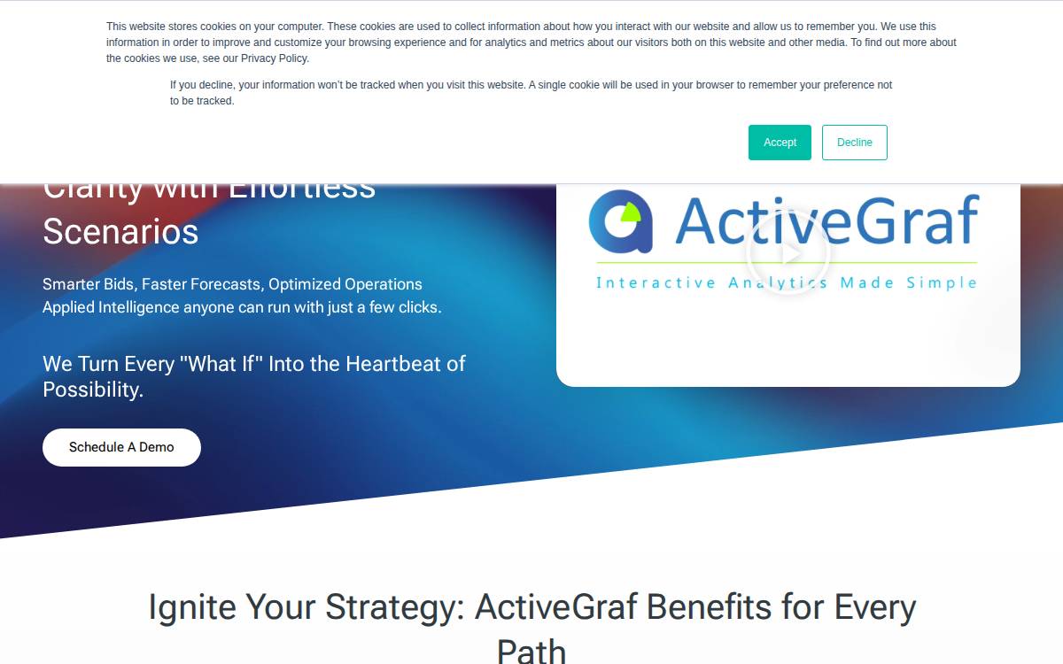 Activegraf website preview