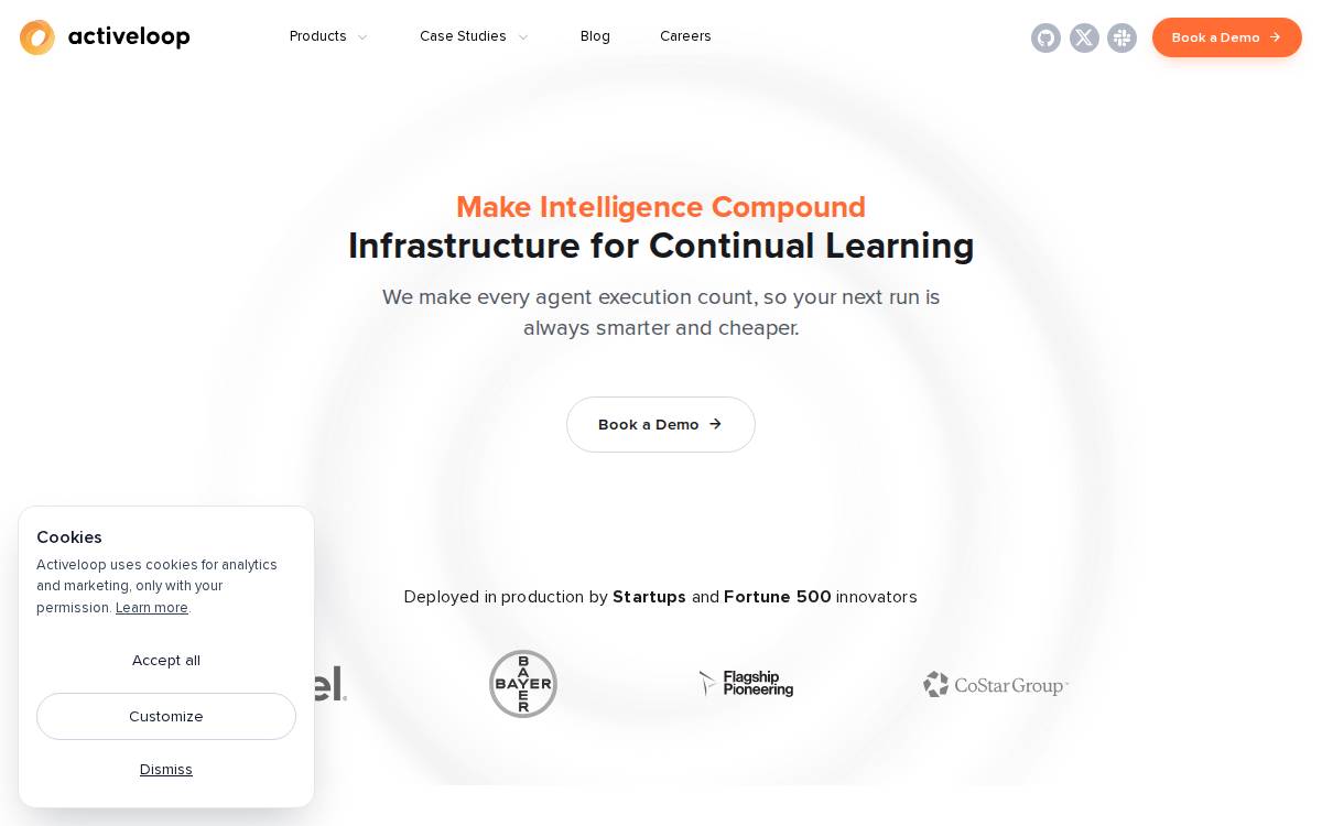Activeloop website preview