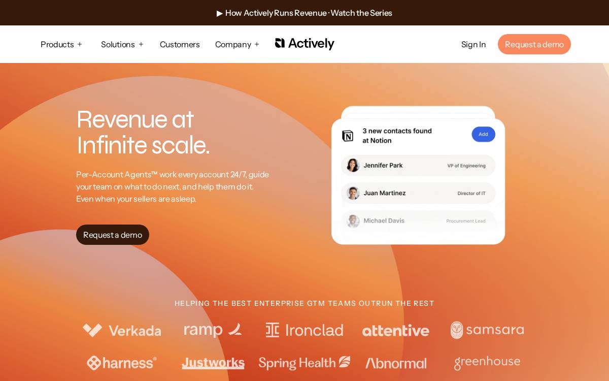 Actively website preview
