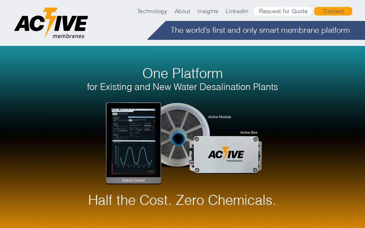 Activemembrane website preview