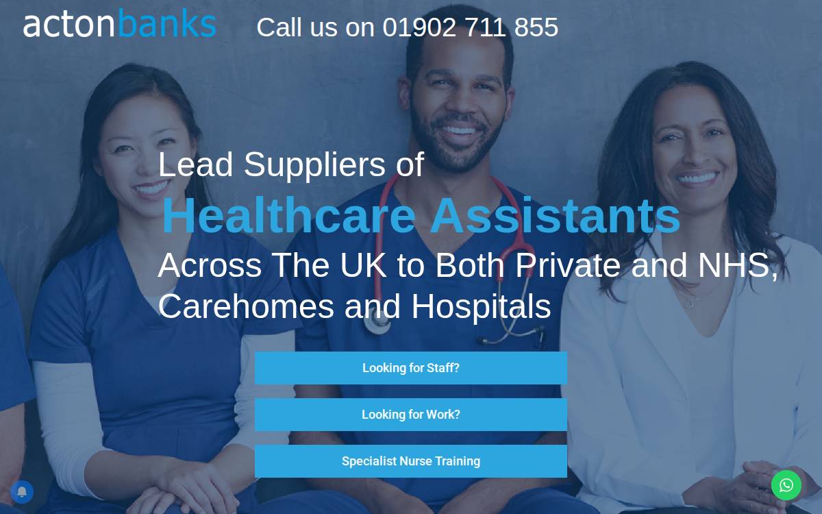 Acton Banks website preview