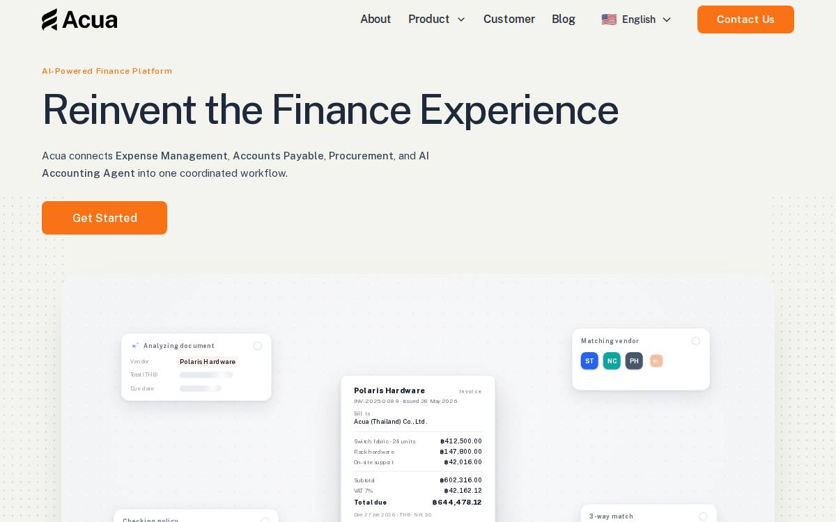 Acua website preview