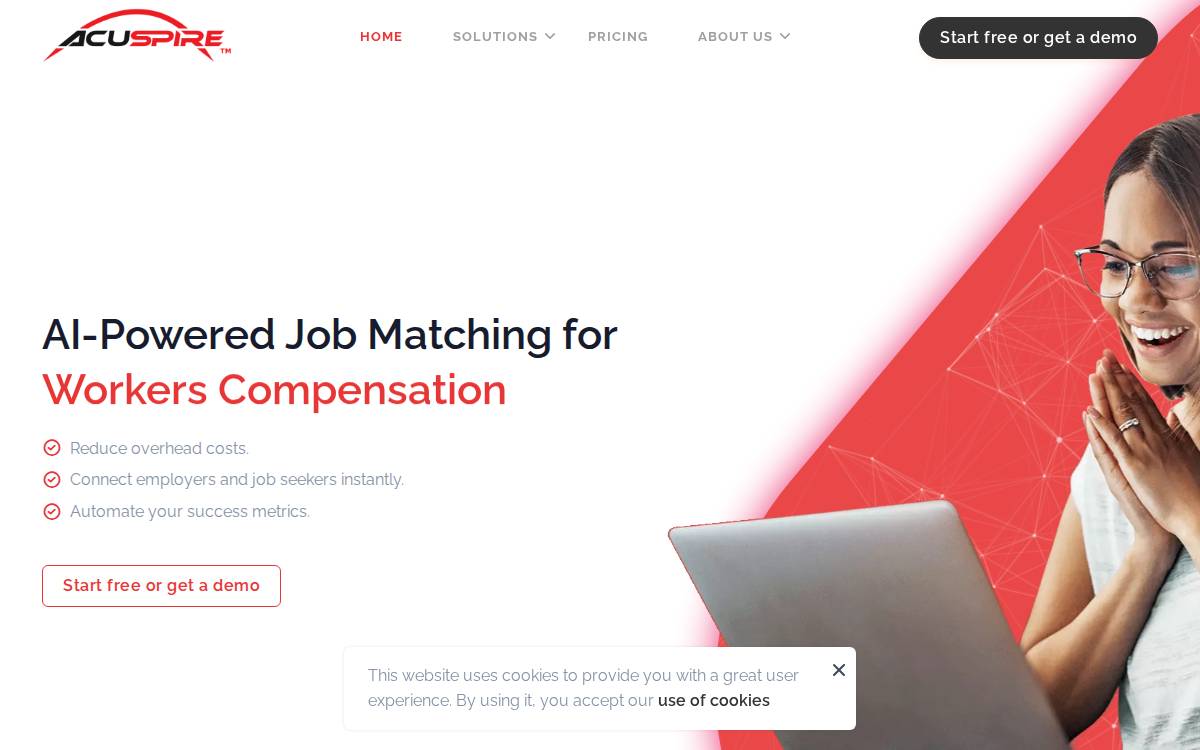 Acuspire website preview