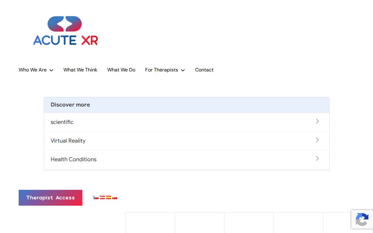 Acutexr website preview