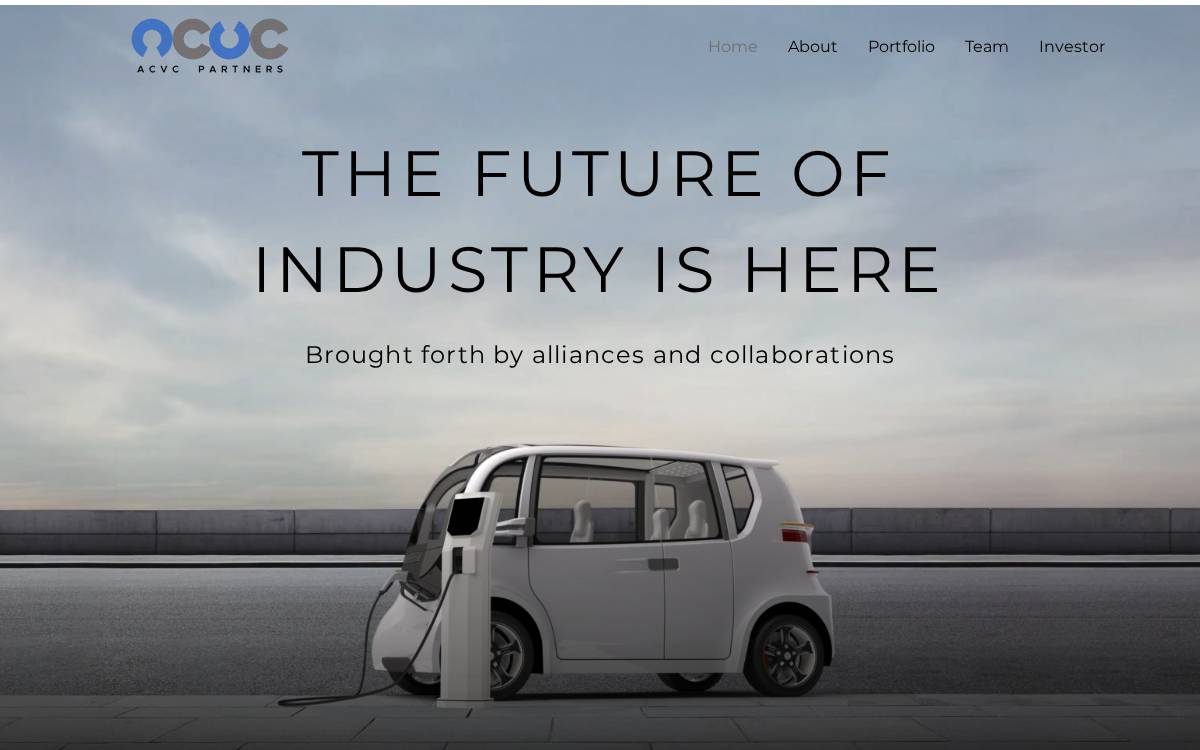 ACVC Partners website preview