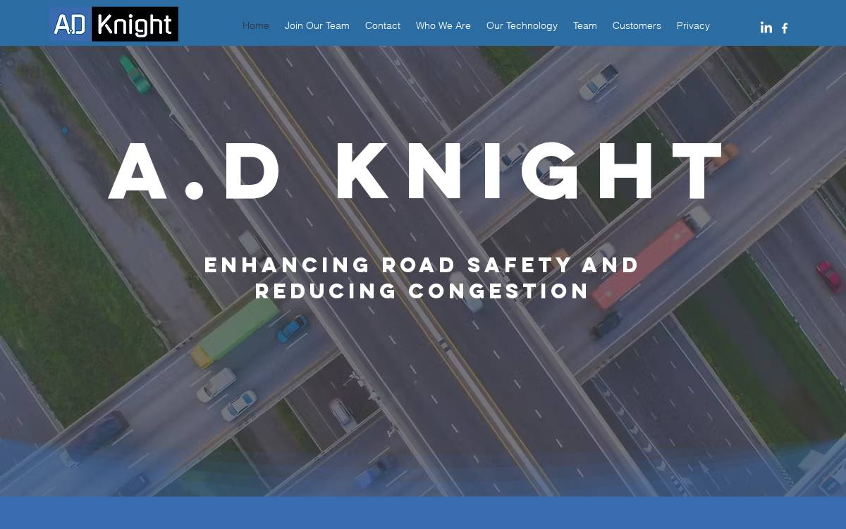 Ad Knight website preview
