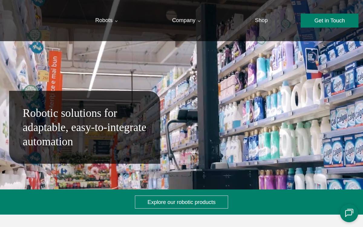 Adapta Robotics website preview